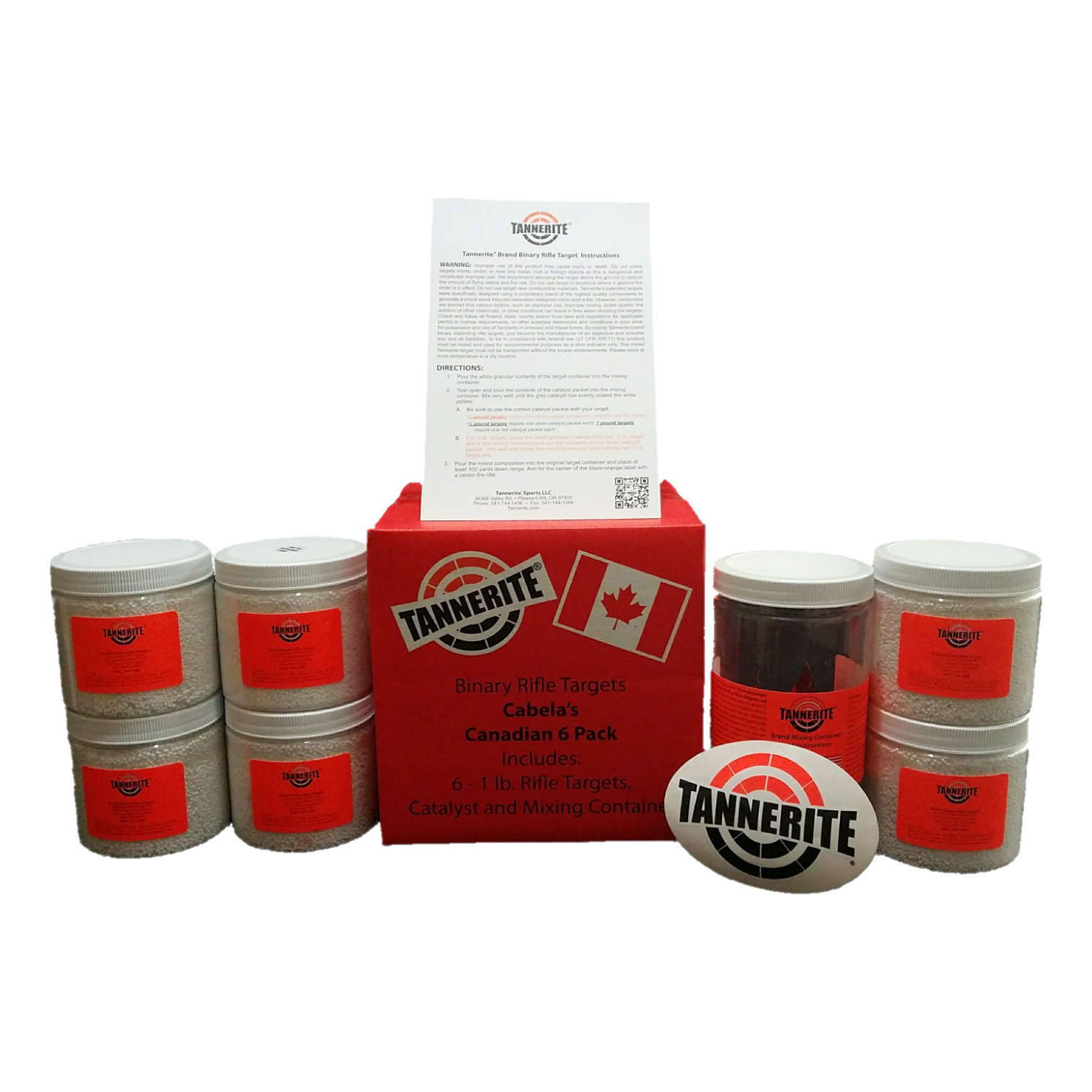 Tannerite® Exploding Rifle Targets - Cabela's Canadian 6 Pack | Bass ...